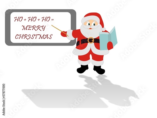 Santa Claus at school