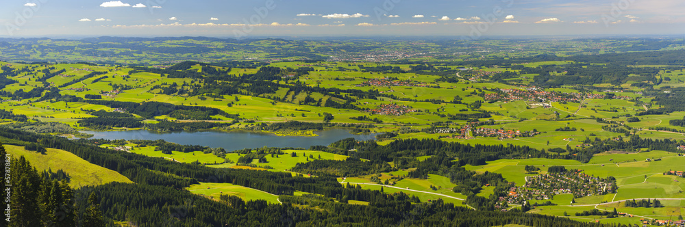 panorama landscape in Bavaria