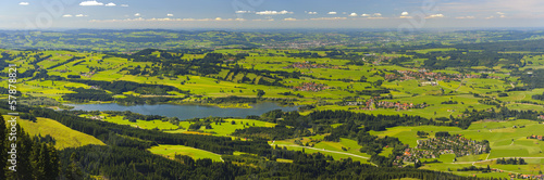 panorama landscape in Bavaria