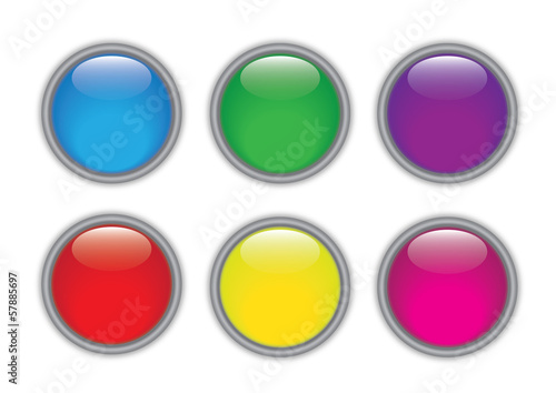 Free Download glossy buttons - GFXLoad
