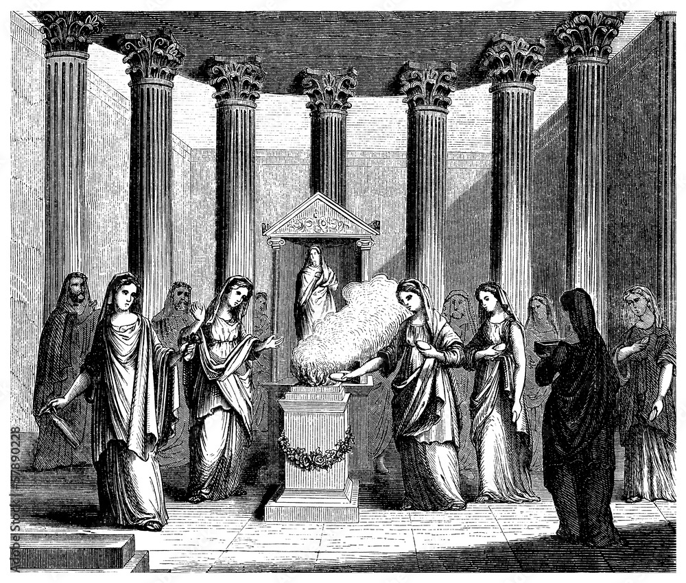 Fototapeta premium Ancient Rome : Vesta's Temple
