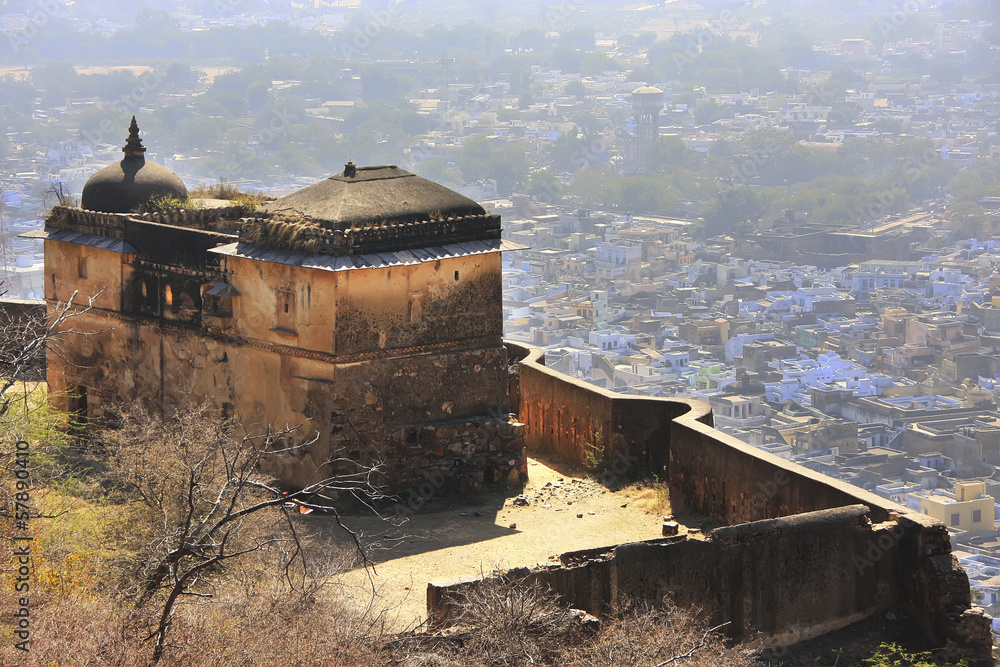 Naklejka premium Taragarh Fort, Bundi, India