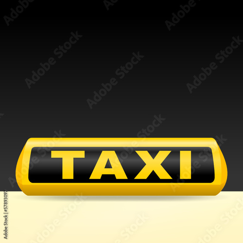 leuchtschild taxi II
