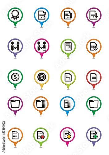 business map pointers