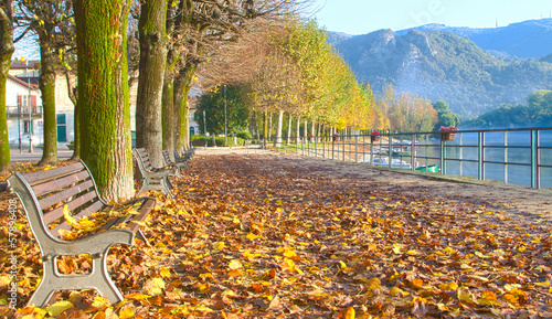 autumn on the Adda river, Brivio 