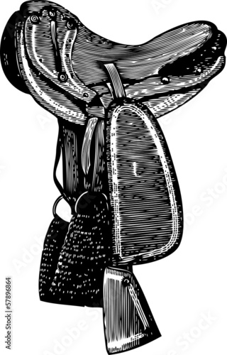 Saddle engraving
