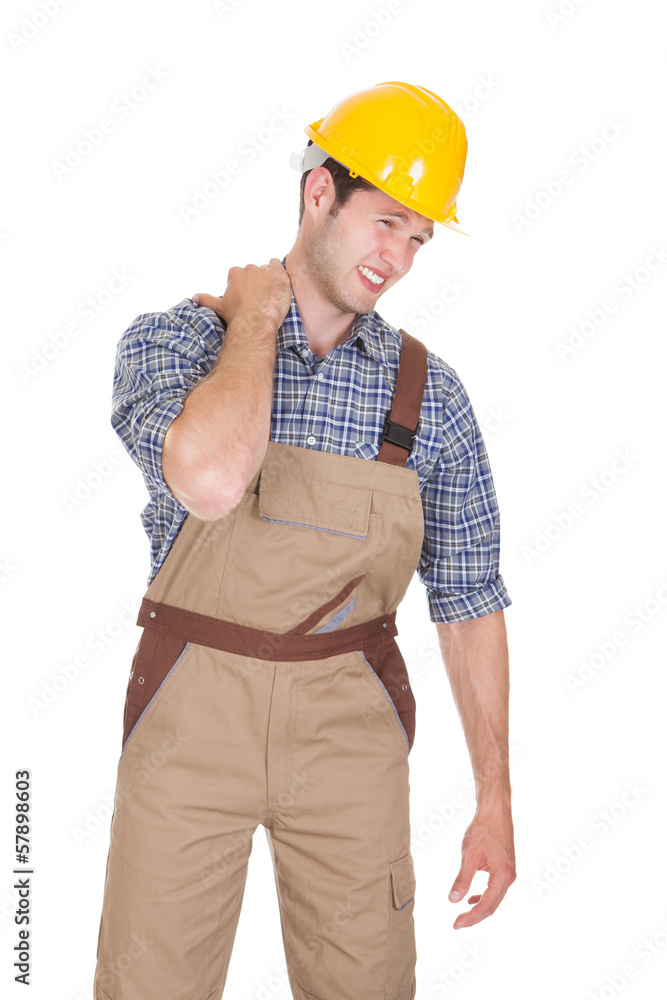 Architect Suffering From Neck Pain Architect Suffering From Neck Pain