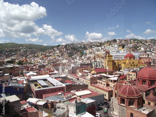 village mexicain vue des toits
