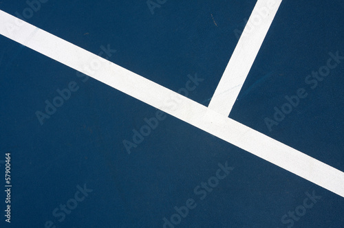 Modern Blue Tennis Court Lines for Background