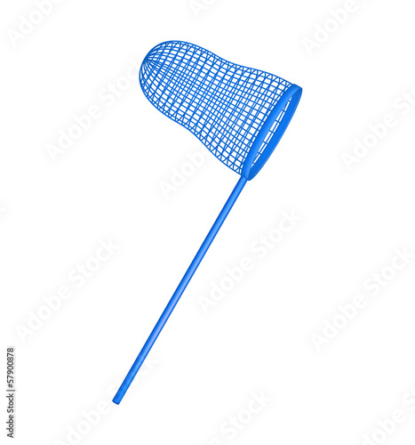 Net in blue design