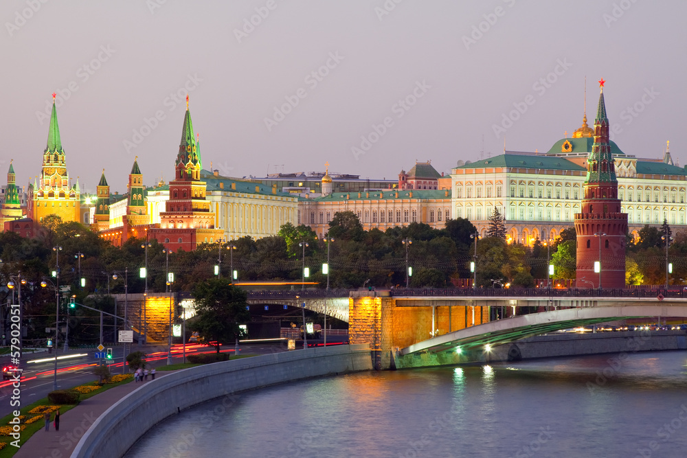 View of Moscow Kremlin