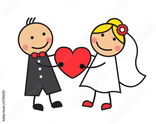 Cartoon wedding