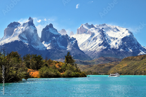 Fotografie, Tablou National Park Torres del Paine, Chile