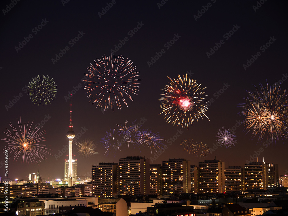 Naklejka premium silvester in berlin