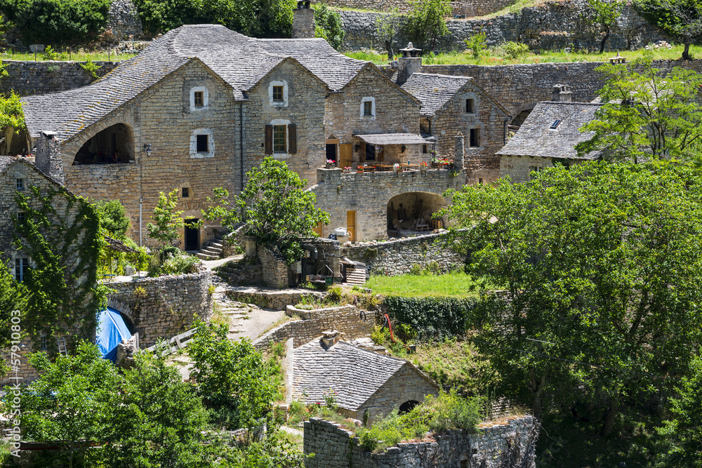 Gorges du Tarn, village