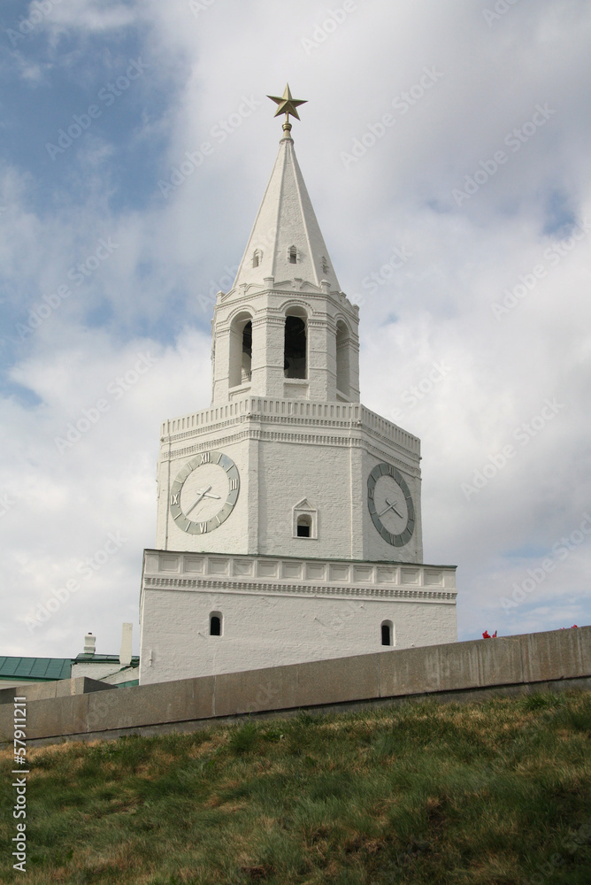 The main tower of the Kazan Kremlin