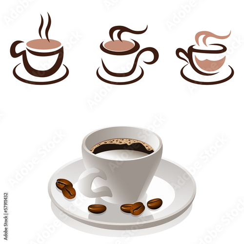 Kaffee - icon set
