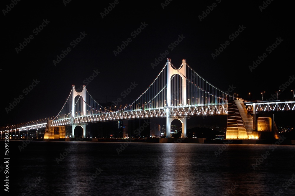 GwangAn Big Bridge in Busan, Korea