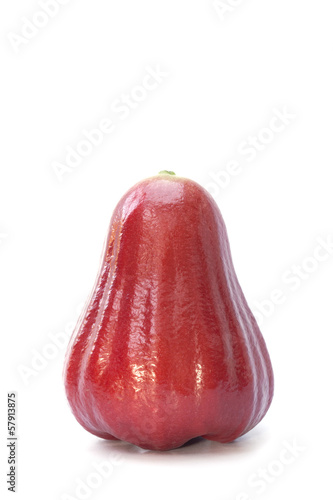 Rose apple isolated on the white background