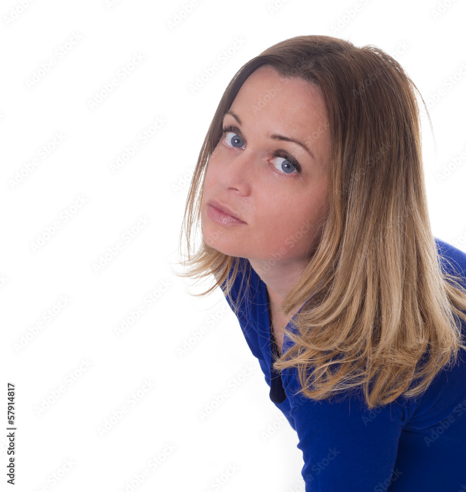 portrait of a blonde woman portrait of a blonde woman