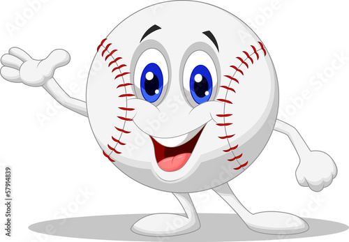Photography Baseball ball cartoon character