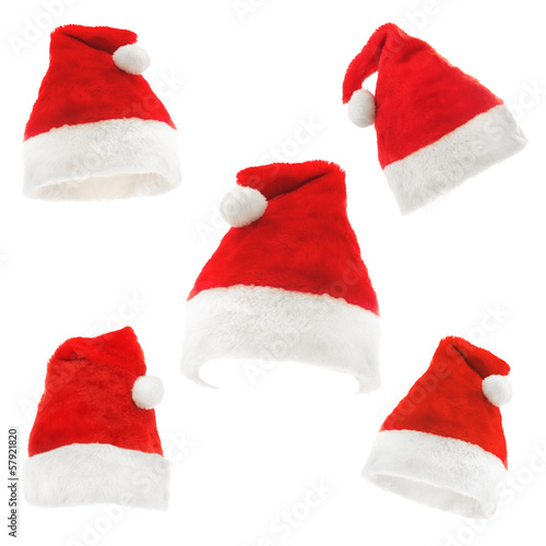 Set of Christmas caps