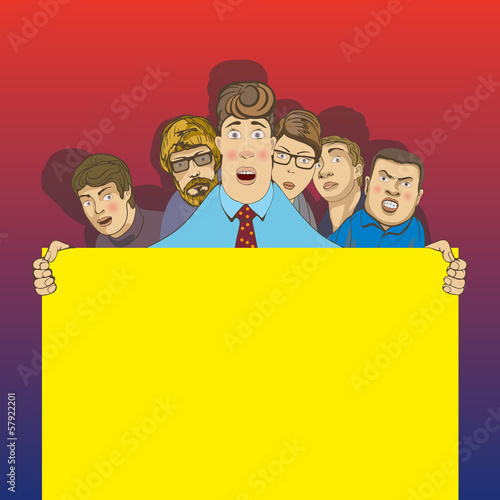 оффисные люди