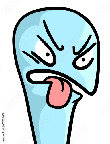 Funny rebel face