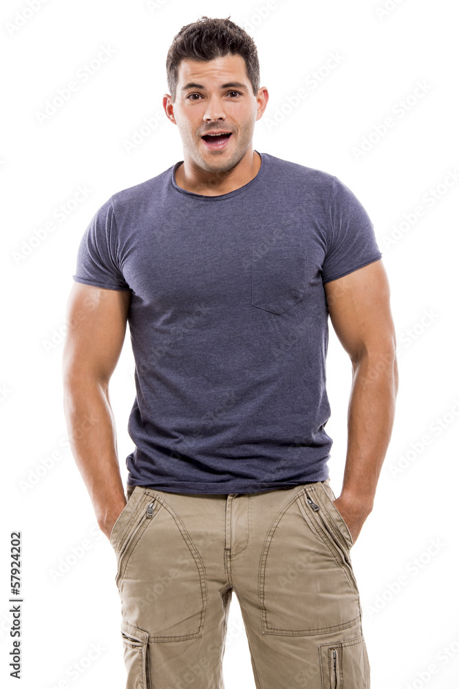 Astonished man Astonished man