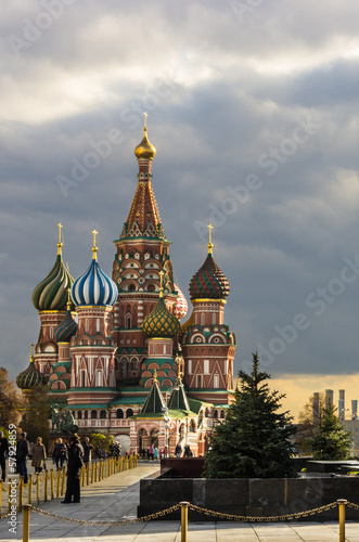 red square and st. basil