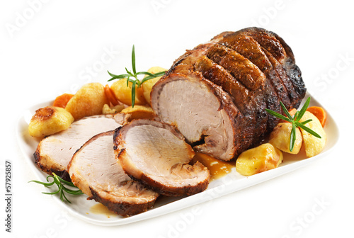 Fotografie roasted pork
