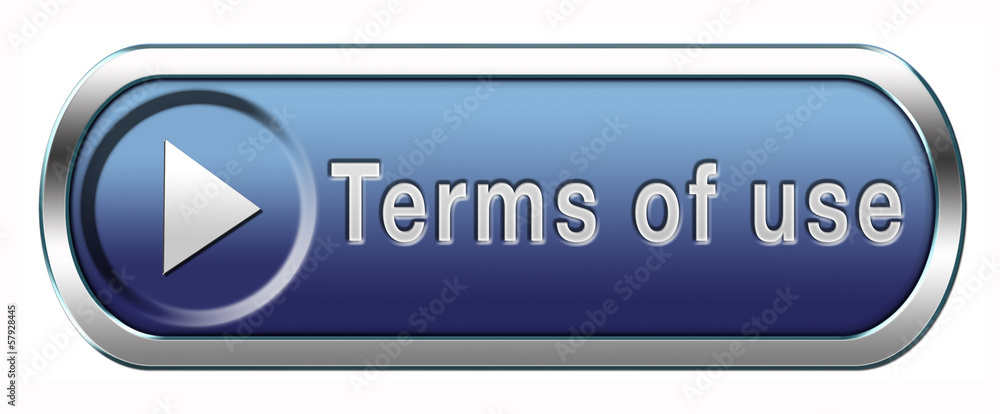 terms of use button terms of use button