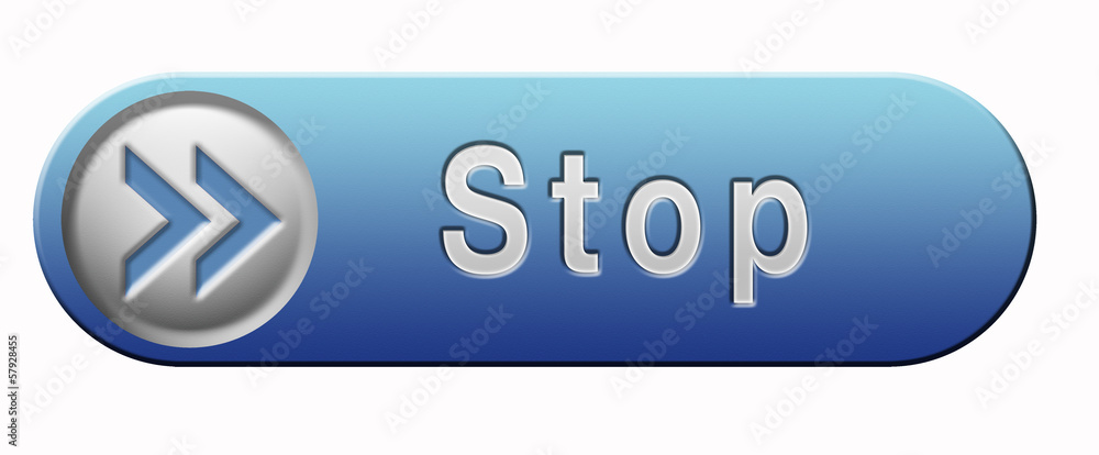 stop button stop button