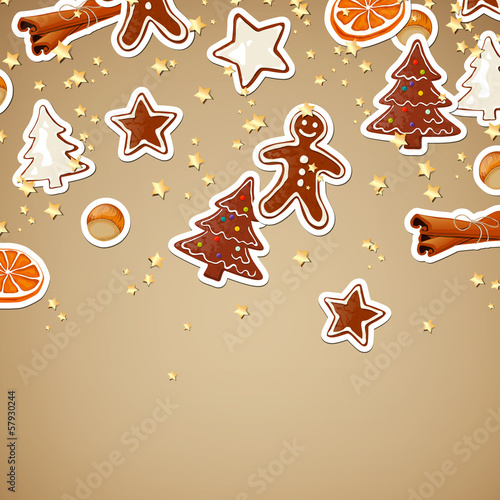 Vector Illustration of a Christmas Background