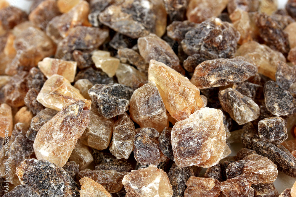 Caramelized sugar close-up Caramelized sugar close-up