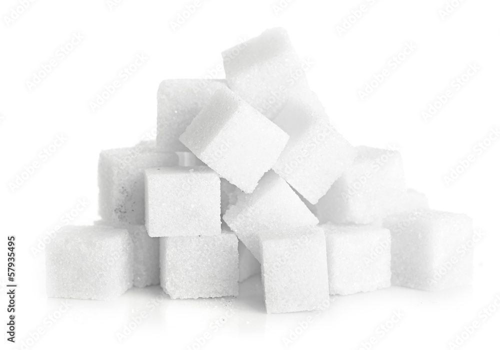 Studio photography of a lump sugar Studio photography of a lump sugar
