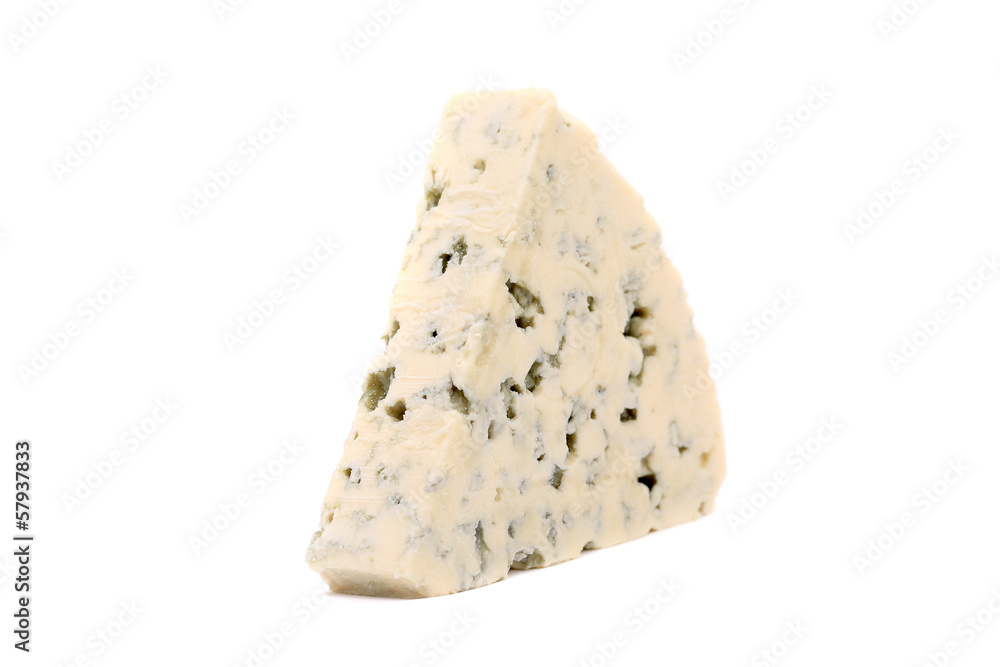 Slice of dor blue cheese