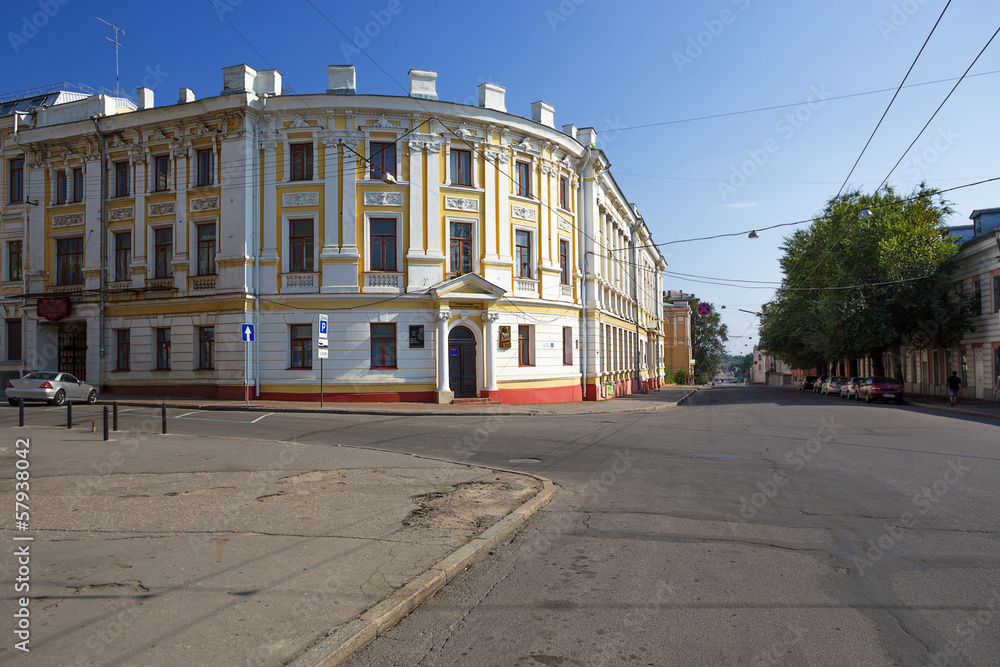 old architecture of Kharkov. Ukraine.