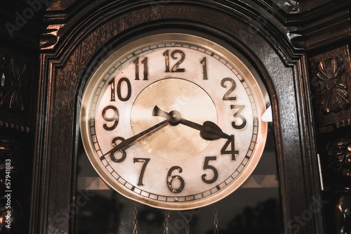 Vintage wooden clock