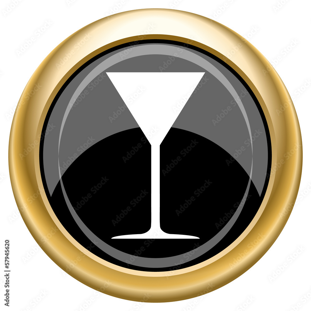 Martini glass icon