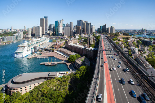 Sydney Skyline From The Harbour Bridge © FiledIMAGE