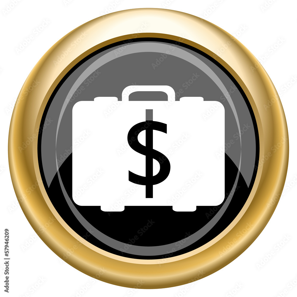 Dollar bag icon