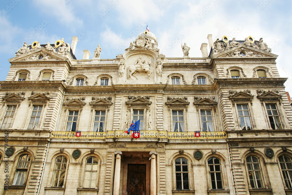 Town hall of Lyon France