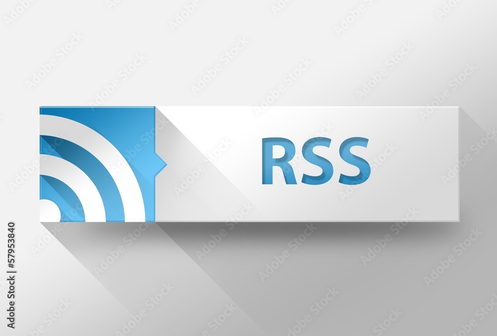3d internet RSS flat design, illustration 3d internet RSS flat design, illustration
