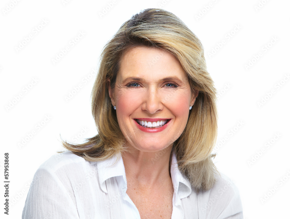 Senior woman closeup. Senior woman closeup.