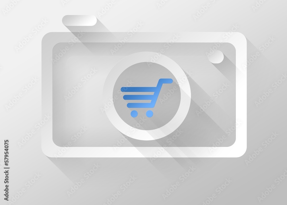 Buying Camera icon 3d illustration flat design Buying Camera icon 3d illustration flat design