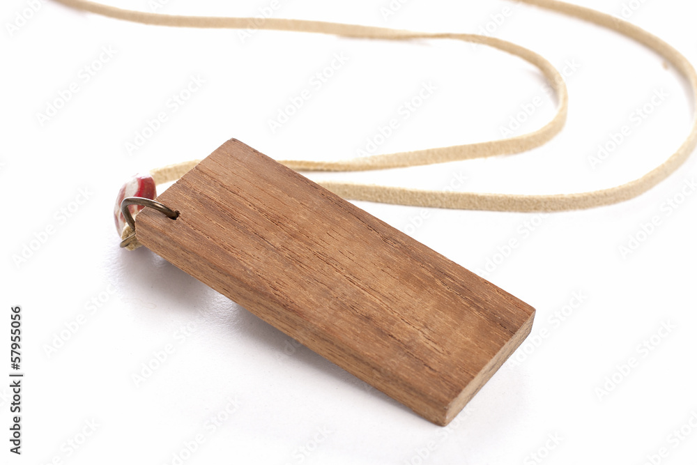 wood tag