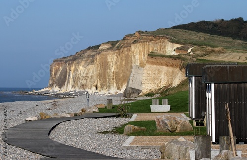 falaises de normandie photo