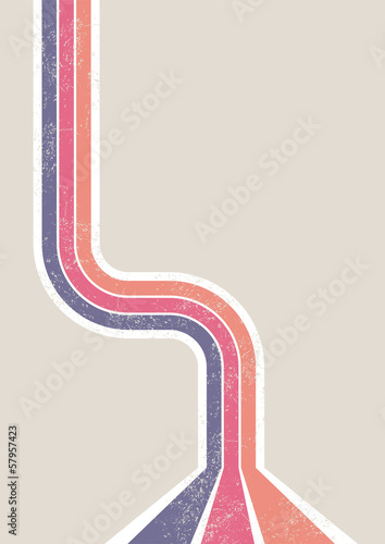 Retro Design with Stripes