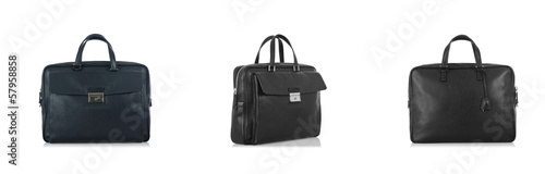 Briefcase isolated on the white background